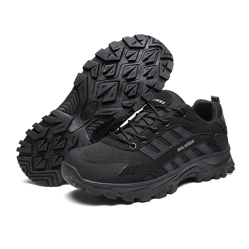 Men's Orthopedic Arch Support Wide Toe Ankle Support Hiking Shoes Waterproof Non-slip Anti-puncture Work Shoes