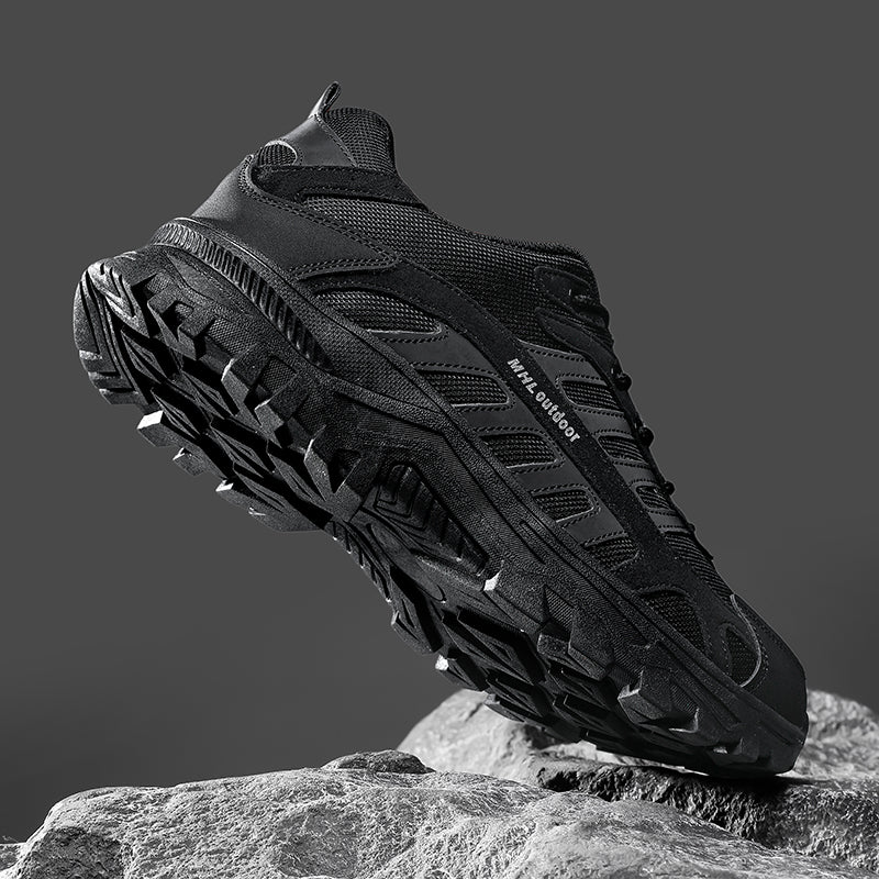 Men's Orthopedic Arch Support Wide Toe Ankle Support Hiking Shoes Waterproof Non-slip Anti-puncture Work Shoes