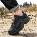 Men's Orthopedic Arch Support Wide Toe Ankle Support Hiking Shoes Waterproof Non-slip Anti-puncture Work Shoes