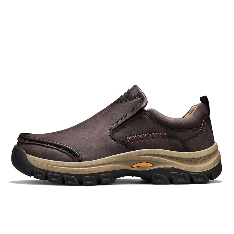⏰Limited Time Sale 70% OFF-Men's Orthopedic Arch Support Wide Toe Lightweight Hiking Shoes Waterproof Non-slip Scratch-Resistant Work Shoes, Ideal For Hike All Day with Comfort and Zero Fatigue