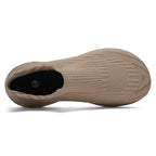 Men‘s’ Slip-On Running Walking Shoes - Zero Laces Comfort, Non-Slip Traction & Cushioned Support