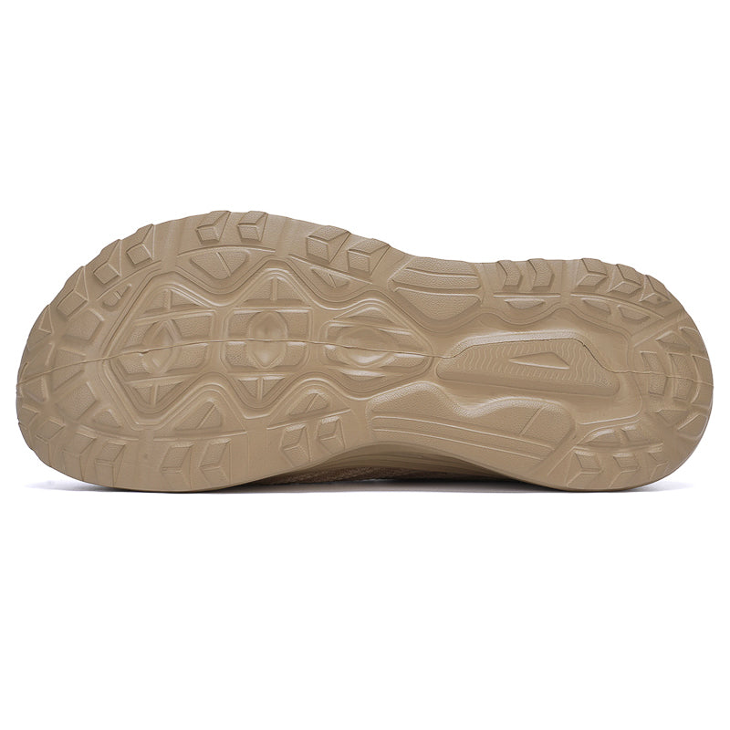 Men‘s’ Slip-On Running Walking Shoes - Zero Laces Comfort, Non-Slip Traction & Cushioned Support