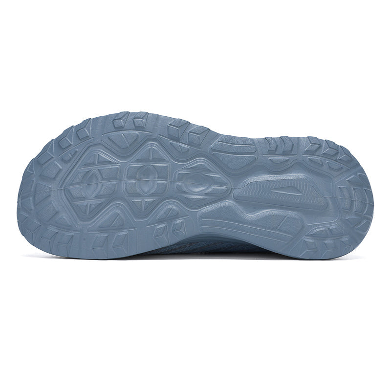 Men‘s’ Slip-On Running Walking Shoes - Zero Laces Comfort, Non-Slip Traction & Cushioned Support