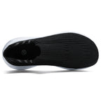 Men‘s’ Slip-On Running Walking Shoes - Zero Laces Comfort, Non-Slip Traction & Cushioned Support