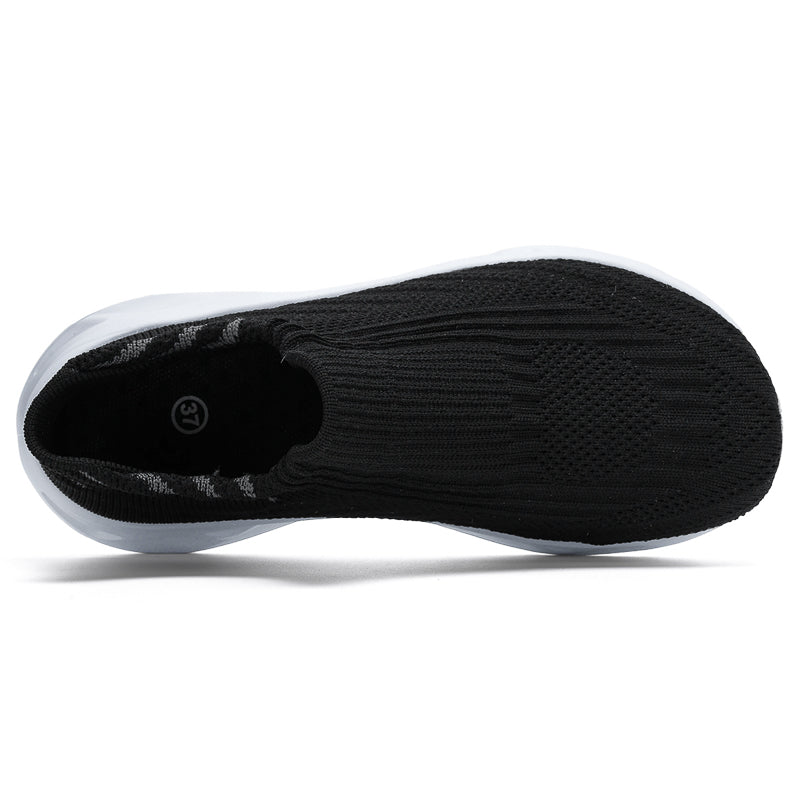 Men‘s’ Slip-On Running Walking Shoes - Zero Laces Comfort, Non-Slip Traction & Cushioned Support