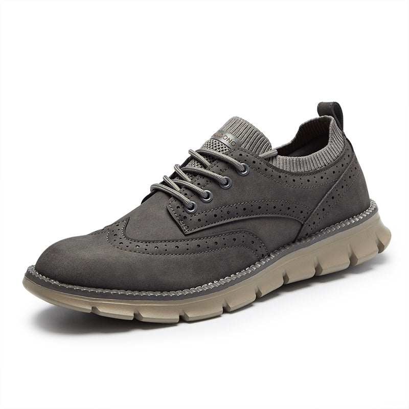 Men’s Retro Leather Zip Boots Built for Comfort, Wide Toe, Arch Support, Pressure Relief, Waterproof for Every Seaso