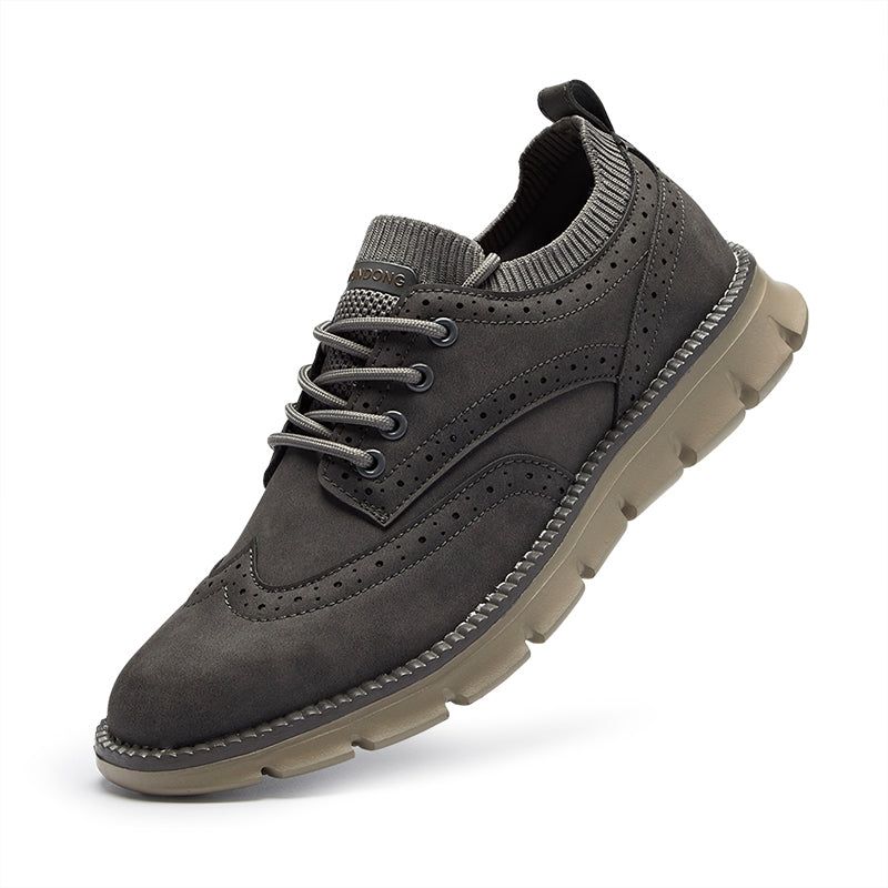 Men’s Retro Leather Zip Boots Built for Comfort, Wide Toe, Arch Support, Pressure Relief, Waterproof for Every Seaso
