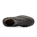 Men’s Retro Leather Zip Boots Built for Comfort, Wide Toe, Arch Support, Pressure Relief, Waterproof for Every Seaso