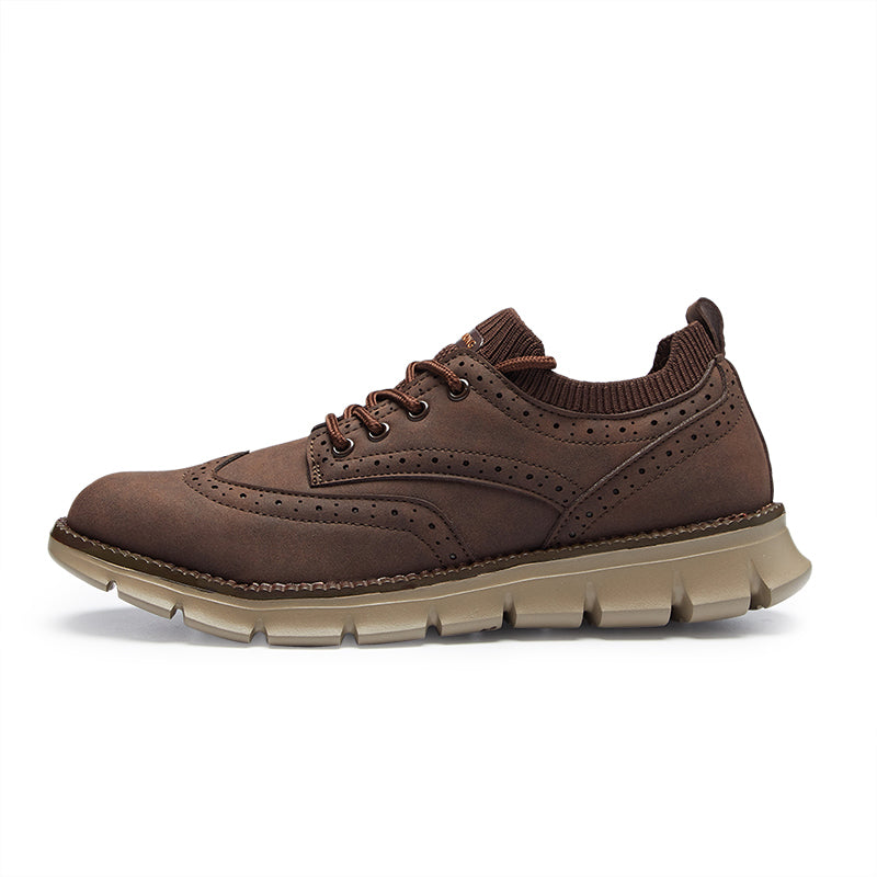 Men’s Retro Leather Zip Boots Built for Comfort, Wide Toe, Arch Support, Pressure Relief, Waterproof for Every Seaso