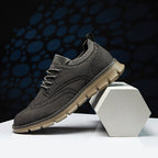 Men’s Retro Leather Zip Boots Built for Comfort, Wide Toe, Arch Support, Pressure Relief, Waterproof for Every Seaso
