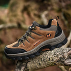 Men's Orthopedic Walking Shoes - Built-In Arch Support; Waterproof Leather Upper; Wide Toe; Non-Slip; Anti-Wear; Comfortable