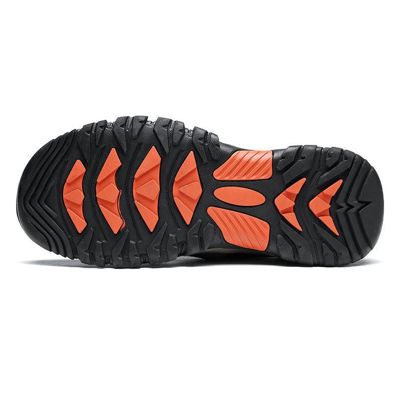 Men's Orthopedic Arch Support Wide Toe Lightweight Hiking Shoes Waterproof Non-slip Scratch-Resistant Work Shoes, Ideal For Hike All Day with Comfort and Zero Fatigue
