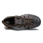 Men's Orthopedic Arch Support Wide Toe Lightweight Hiking Shoes Waterproof Non-slip Scratch-Resistant Work Shoes, Ideal For Hike All Day with Comfort and Zero Fatigue
