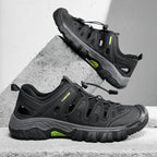 Men's Orthopedic Arch Support Wide Toe Lightweight Hiking Shoes Waterproof Non-slip Scratch-Resistant Work Shoes, Ideal For Hike All Day with Comfort and Zero Fatigue