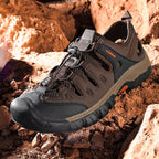 Men's Orthopedic Arch Support Wide Toe Lightweight Hiking Shoes Waterproof Non-slip Scratch-Resistant Work Shoes, Ideal For Hike All Day with Comfort and Zero Fatigue