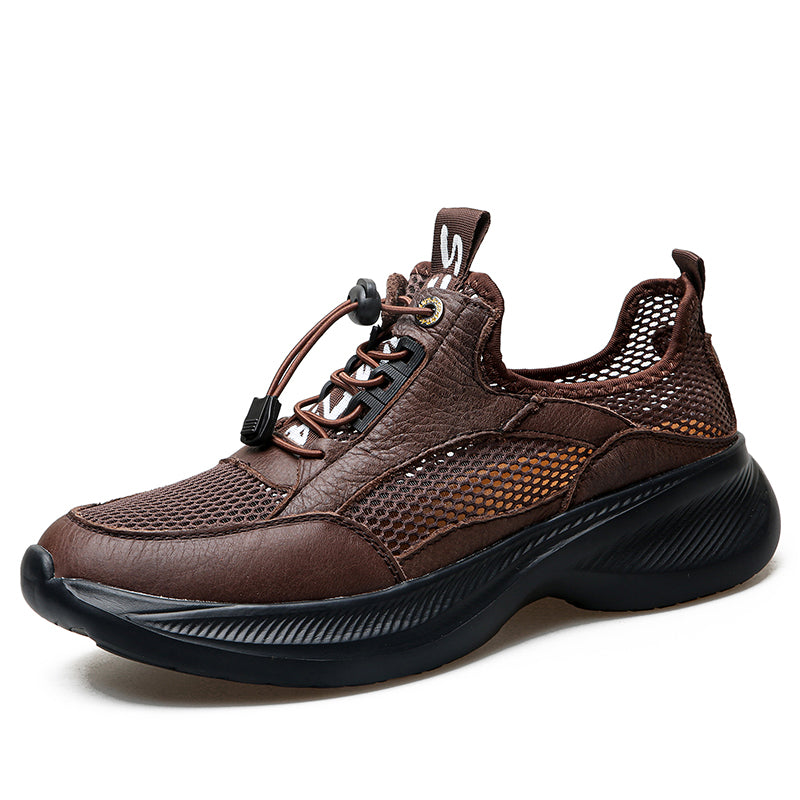 Men's Orthopedic Walking Boots - Built-In Arch Support; Waterproof Leather Upper; Wide Toe; Non-Slip; Ankle Support; Scratch&Smash&Puncture Resistant; Comfortable Hiking Boots