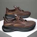 Men's Orthopedic Walking Boots - Built-In Arch Support; Waterproof Leather Upper; Wide Toe; Non-Slip; Ankle Support; Scratch&Smash&Puncture Resistant; Comfortable Hiking Boots