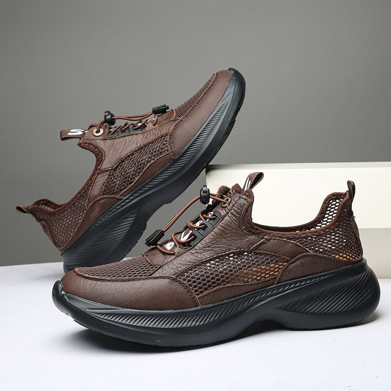 Men's Orthopedic Walking Boots - Built-In Arch Support; Waterproof Leather Upper; Wide Toe; Non-Slip; Ankle Support; Scratch&Smash&Puncture Resistant; Comfortable Hiking Boots