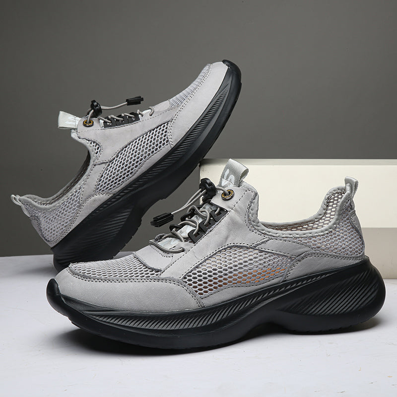 Men's Orthopedic Walking Boots - Built-In Arch Support; Waterproof Leather Upper; Wide Toe; Non-Slip; Ankle Support; Scratch&Smash&Puncture Resistant; Comfortable Hiking Boots