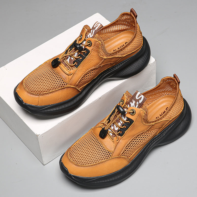Men's Orthopedic Walking Boots - Built-In Arch Support; Waterproof Leather Upper; Wide Toe; Non-Slip; Ankle Support; Scratch&Smash&Puncture Resistant; Comfortable Hiking Boots