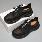 Men's Orthopedic Walking Boots - Built-In Arch Support; Waterproof Leather Upper; Wide Toe; Non-Slip; Ankle Support; Scratch&Smash&Puncture Resistant; Comfortable Hiking Boots
