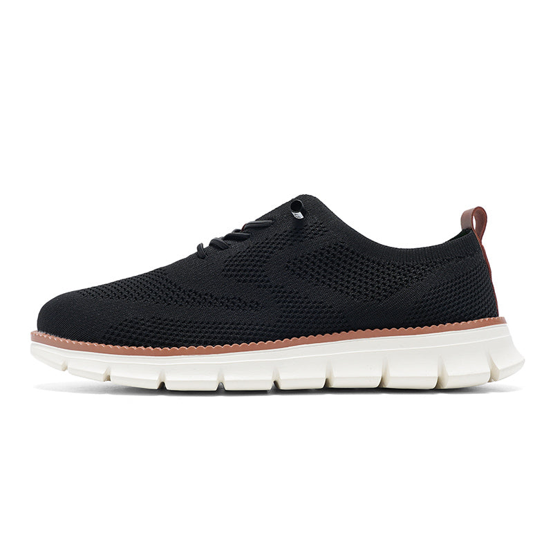 Men‘s’ Slip-On Running Walking Shoes - Zero Laces Comfort, Non-Slip Traction & Cushioned Support