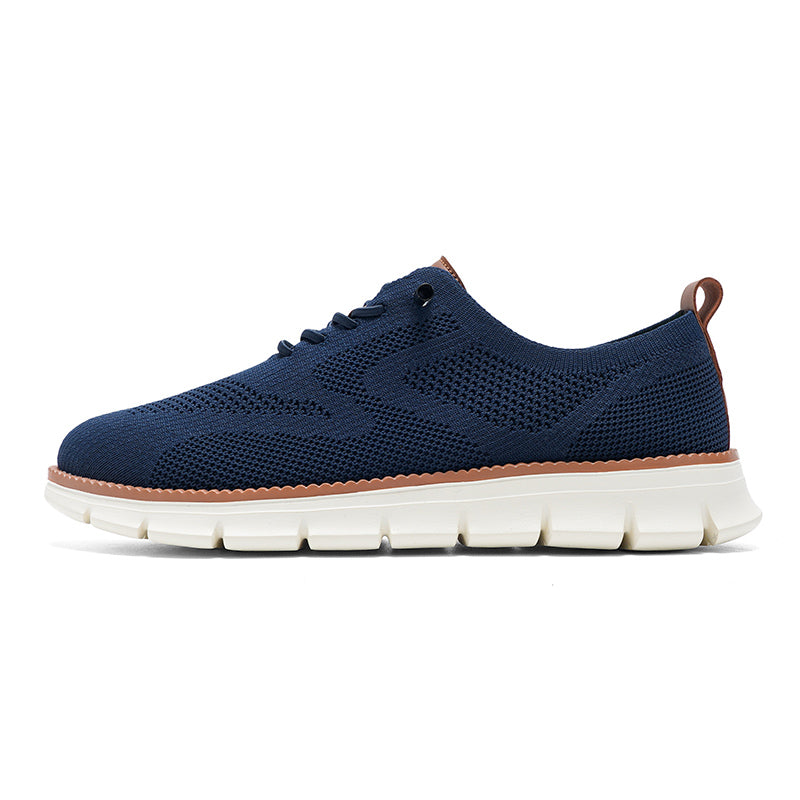 Men‘s’ Slip-On Running Walking Shoes - Zero Laces Comfort, Non-Slip Traction & Cushioned Support