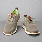 Men‘s’ Slip-On Running Walking Shoes - Zero Laces Comfort, Non-Slip Traction & Cushioned Support