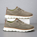 Men‘s’ Slip-On Running Walking Shoes - Zero Laces Comfort, Non-Slip Traction & Cushioned Support