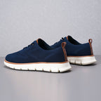Men‘s’ Slip-On Running Walking Shoes - Zero Laces Comfort, Non-Slip Traction & Cushioned Support