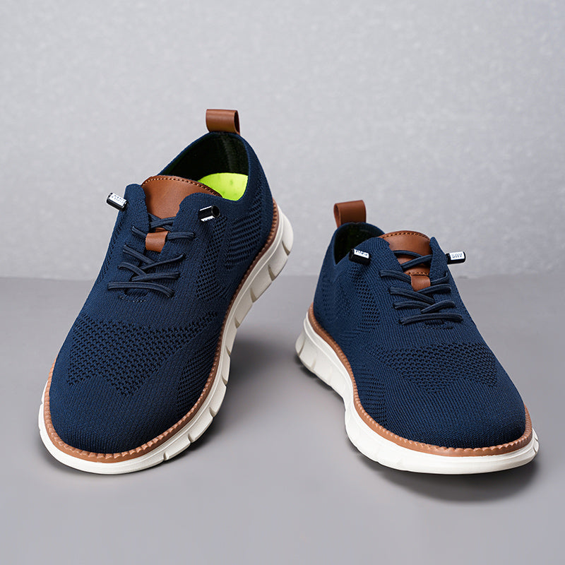Men‘s’ Slip-On Running Walking Shoes - Zero Laces Comfort, Non-Slip Traction & Cushioned Support