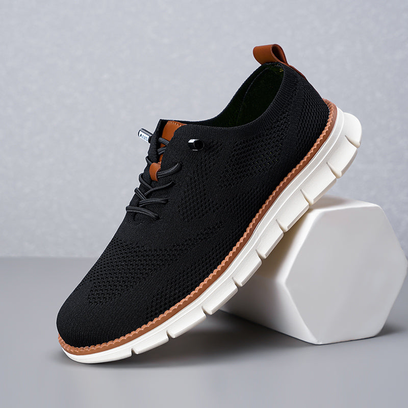 Men‘s’ Slip-On Running Walking Shoes - Zero Laces Comfort, Non-Slip Traction & Cushioned Support