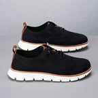 Men‘s’ Slip-On Running Walking Shoes - Zero Laces Comfort, Non-Slip Traction & Cushioned Support