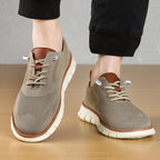 Men‘s’ Slip-On Running Walking Shoes - Zero Laces Comfort, Non-Slip Traction & Cushioned Support