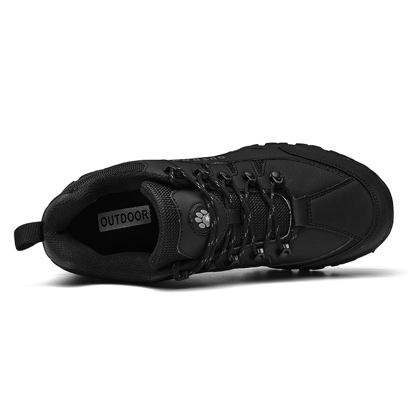 Men's Orthopedic Arch Support Wide Toe Lightweight Hiking Shoes Waterproof Non-slip Scratch-Resistant Work Shoes, Ideal For Hike All Day with Comfort and Zero Fatigue