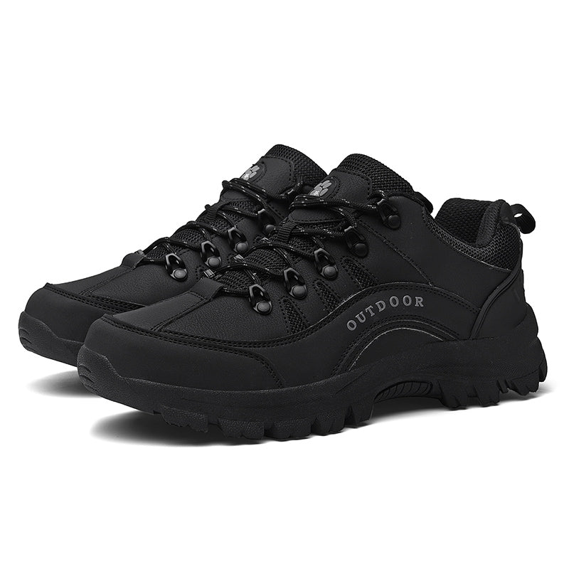 Men's Orthopedic Arch Support Wide Toe Lightweight Hiking Shoes Waterproof Non-slip Scratch-Resistant Work Shoes, Ideal For Hike All Day with Comfort and Zero Fatigue