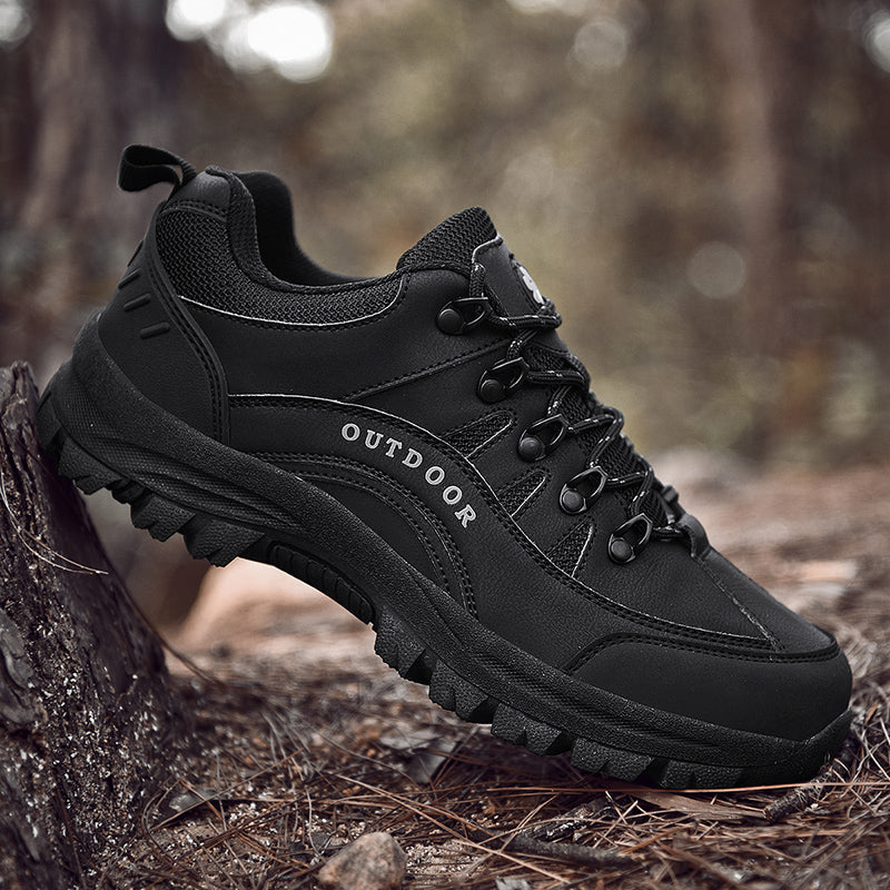 Men's Orthopedic Arch Support Wide Toe Lightweight Hiking Shoes Waterproof Non-slip Scratch-Resistant Work Shoes, Ideal For Hike All Day with Comfort and Zero Fatigue