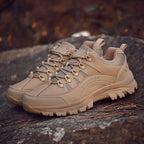 Men's Orthopedic Arch Support Wide Toe Lightweight Hiking Shoes Waterproof Non-slip Scratch-Resistant Work Shoes, Ideal For Hike All Day with Comfort and Zero Fatigue