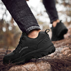 Men's Orthopedic Arch Support Wide Toe Lightweight Hiking Shoes Waterproof Non-slip Scratch-Resistant Work Shoes, Ideal For Hike All Day with Comfort and Zero Fatigue