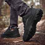 Men's Orthopedic Arch Support Wide Toe Lightweight Hiking Shoes Waterproof Non-slip Scratch-Resistant Work Shoes, Ideal For Hike All Day with Comfort and Zero Fatigue