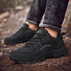 Men's Orthopedic Arch Support Wide Toe Lightweight Hiking Shoes Waterproof Non-slip Scratch-Resistant Work Shoes, Ideal For Hike All Day with Comfort and Zero Fatigue