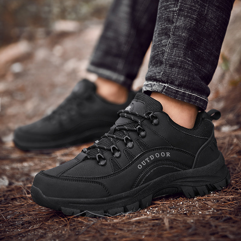 Men's Orthopedic Arch Support Wide Toe Lightweight Hiking Shoes Waterproof Non-slip Scratch-Resistant Work Shoes, Ideal For Hike All Day with Comfort and Zero Fatigue