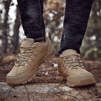 Men's Orthopedic Arch Support Wide Toe Lightweight Hiking Shoes Waterproof Non-slip Scratch-Resistant Work Shoes, Ideal For Hike All Day with Comfort and Zero Fatigue