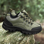 Men's Orthopedic Arch Support Wide Toe Lightweight Hiking Shoes Waterproof Non-slip Scratch-Resistant Work Shoes, Ideal For Hike All Day with Comfort and Zero Fatigue