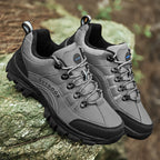 Men's Orthopedic Arch Support Wide Toe Lightweight Hiking Shoes Waterproof Non-slip Scratch-Resistant Work Shoes, Ideal For Hike All Day with Comfort and Zero Fatigue