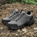Men's Orthopedic Arch Support Wide Toe Lightweight Hiking Shoes Waterproof Non-slip Scratch-Resistant Work Shoes, Ideal For Hike All Day with Comfort and Zero Fatigue