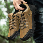 Men's Orthopedic Arch Support Wide Toe Lightweight Hiking Shoes Waterproof Non-slip Scratch-Resistant Work Shoes, Ideal For Hike All Day with Comfort and Zero Fatigue