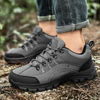Men's Orthopedic Arch Support Wide Toe Lightweight Hiking Shoes Waterproof Non-slip Scratch-Resistant Work Shoes, Ideal For Hike All Day with Comfort and Zero Fatigue