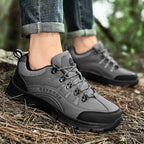 Men's Orthopedic Arch Support Wide Toe Lightweight Hiking Shoes Waterproof Non-slip Scratch-Resistant Work Shoes, Ideal For Hike All Day with Comfort and Zero Fatigue