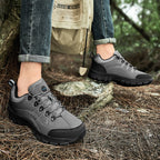 Men's Orthopedic Arch Support Wide Toe Lightweight Hiking Shoes Waterproof Non-slip Scratch-Resistant Work Shoes, Ideal For Hike All Day with Comfort and Zero Fatigue